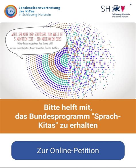 Sprach Kitas Retten Minuten Zeit Millionen Euro F R Unsere