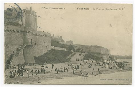 Saint Malo La Plage de Bon Secours à Saint Malo Cartorum