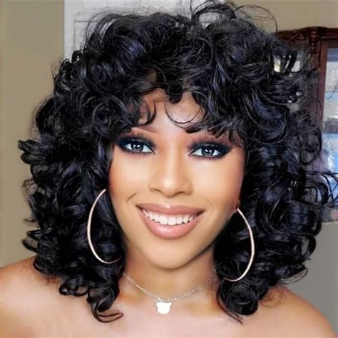 Amazon Curly Wigs For Women Inches Soft Curly Afro Wigs With