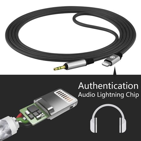 Geekria QuickFit Digital To Audio Cable Replacement For BOSE QC35