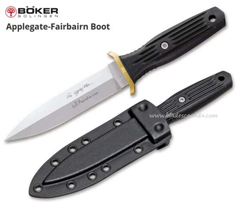 Boker Germany Applegate Fairbairn Combat Ii Fixed Blade Knife 440c B