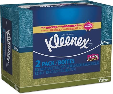 Amazon Kleenex White Facial Tissue Ply Pop Up Box