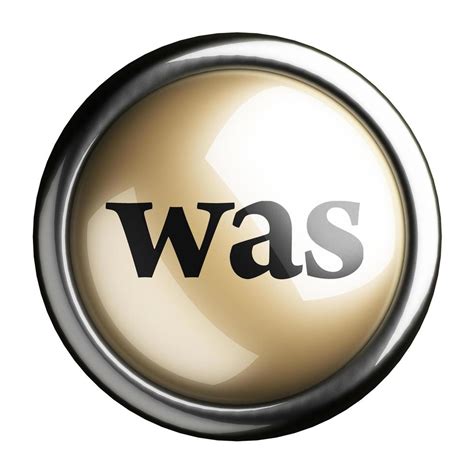 Was Word On Isolated Button 6362535 Stock Photo At Vecteezy