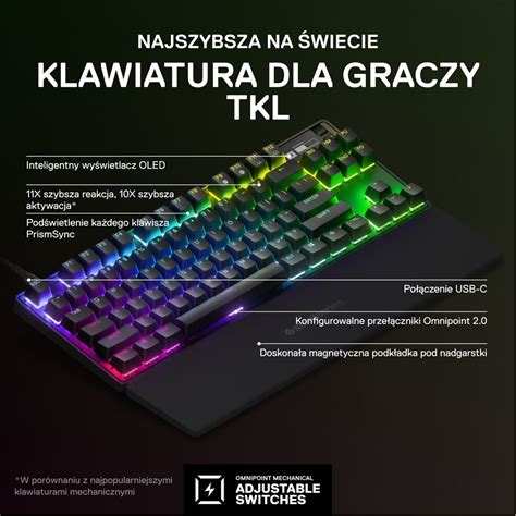 Klawiatura STEELSERIES Apex Pro TKL Wired 2023 Sklep Internetowy