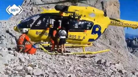 Evacuada En Helicóptero Una Senderista Tras Sufrir Una Caída En