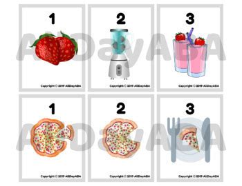 3 Step and 4 Step Sequencing Picture Cards for Special Education and ...