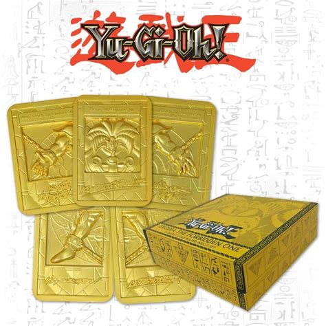 Yu Gi Oh Exodia The Forbidden One Limited Edition 24K Gold Plated