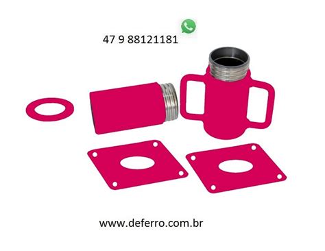 Caneca P Escora Rosca Escora Metalica Escora De Aco Escora Metalica