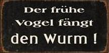 Magnet Der Fr He Vogel F Ngt Den Wurm Neu Bellissimo Shop