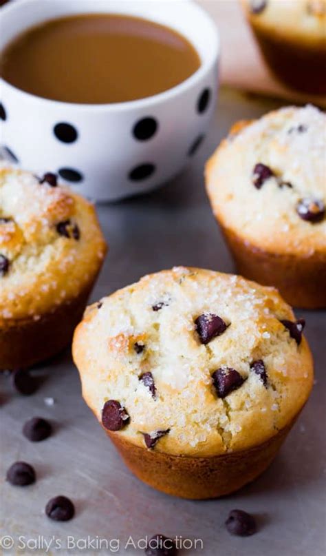 Bakery Style Chocolate Chip Muffins Sallys Baking Addiction