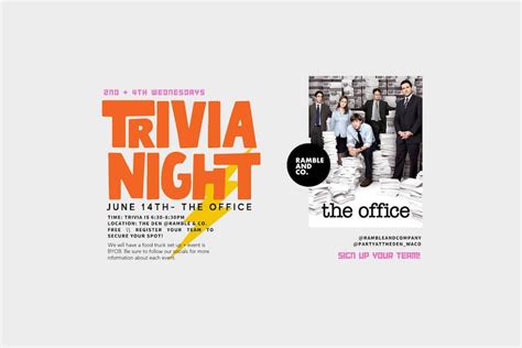 The Office Trivia Night - Stay in Waco