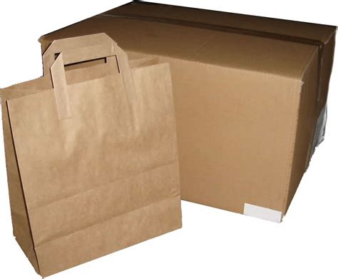 Kraft Paper Sos Carriers With Handles Macro Packaging