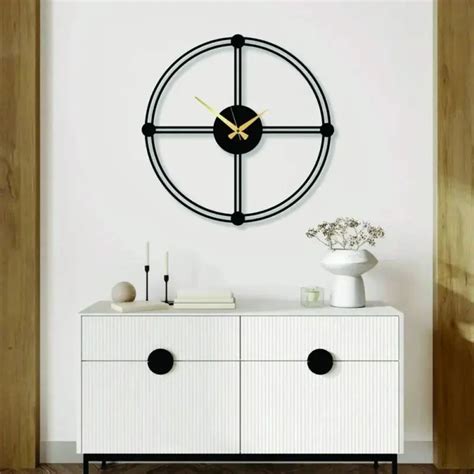 Geometric Metal Wall Clock Design 24 At Rs 110200 Sector 10 Noida