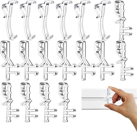 3 Pcs Blind Clips 18pcs Clear Blind Valance Replacement Clips Clips For Blinds Blind Cover