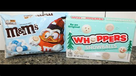 White Chocolate Pretzel Snowballs Mandms And Whoppers Snowballs Review