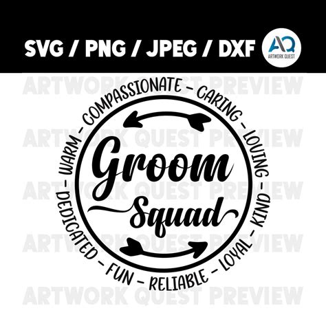 Groom Squad Svg Png Sublimation Shirt Wedding Bachelor Party Etsy