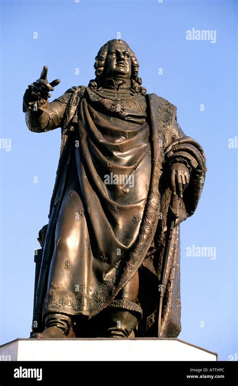 France Meurthe Et Moselle Nancy Place Stanislas Statue Of King