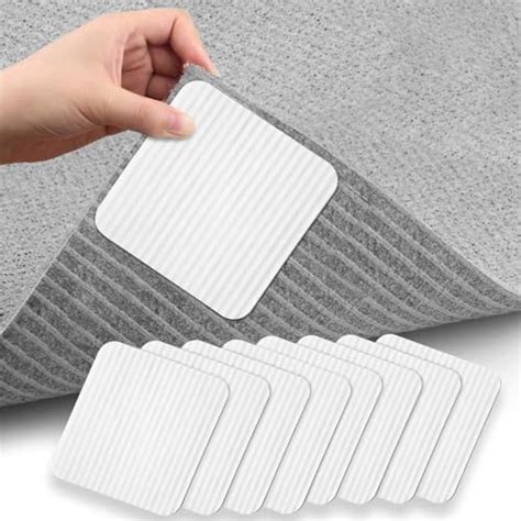 Amazon de HOTUT Teppich Antirutschmatte 8 Stück Teppich Pads