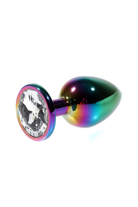 Pembe Tilki Metal Effaf Ta L Rainbow Anal Plug Orta Boy Fiyat
