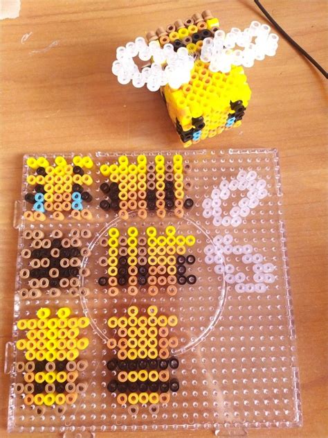 Minecraft Bee Hama Beads 3d Bee Artofit