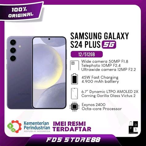 Jual Samsung Galaxy S24 S24 Plus 5G 8 512GB Garansi Resmi SEIN