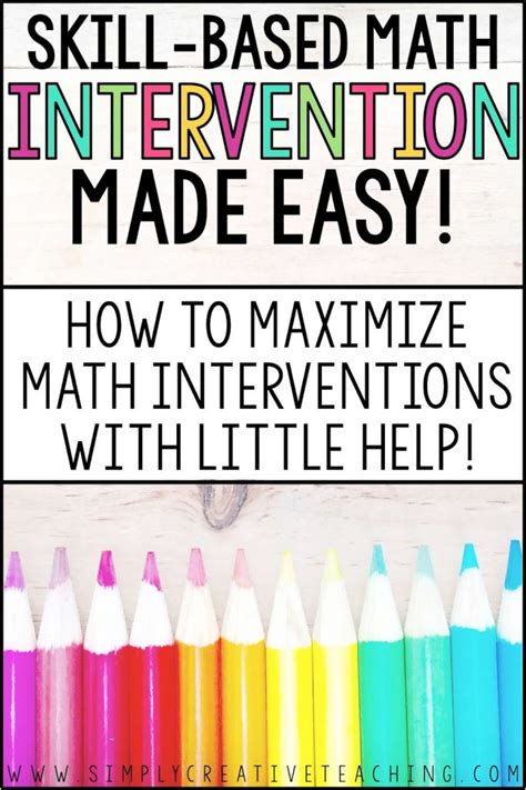 Skill Based Elementary Math Interventions And Strategies Simply