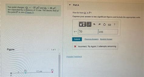 Solved Two Point Charges Q1−37μc And Q249μc Are