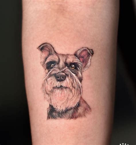 19 Schnauzer Tattoo Ideas Youll Love Tatuajes De Schnauzer Tatuajes