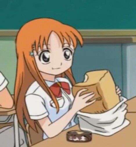 Orihime Comendo Pao In 2022 Bleach Anime Bleach Anime Art Bleach Funny