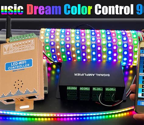 LC2000B For Pixel LED Music Controller Ws2811 Ws2813 Sk6812 WS2811