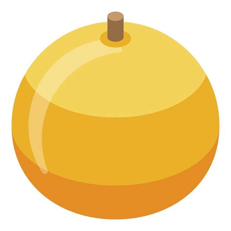 Yellow Apple Icon Isometric Style 15849184 Vector Art At Vecteezy