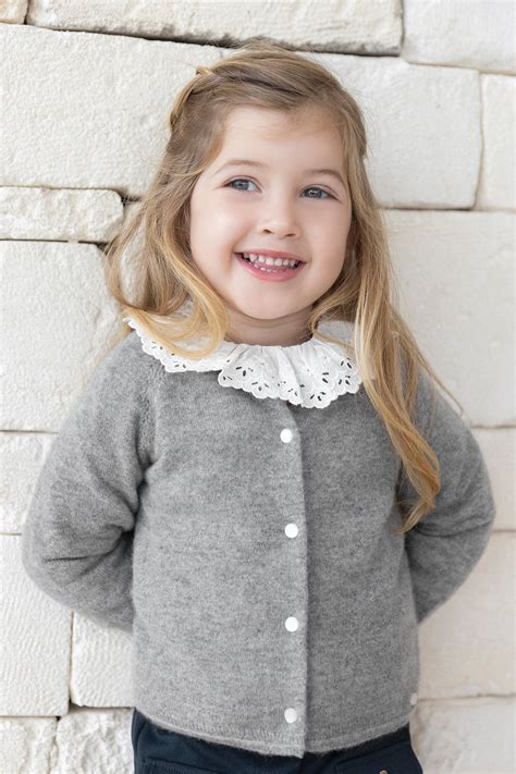 Cardigan Grey Cashmere Girl