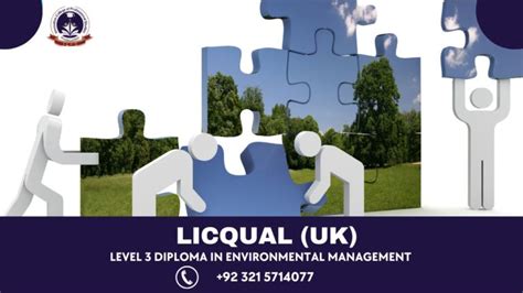 Licqual Level 6 Diploma In Environmental Management