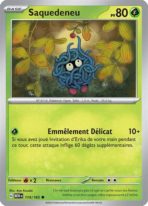 Saquedeneu Écarlate et Violet 151 114 Poképédia