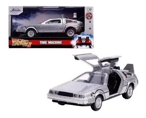 Delorean Time Machine De Volta Para O Futuro Jada Esc Cor Cinza