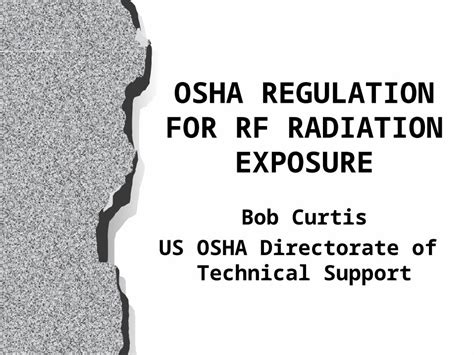 Ppt Osha Regulation For Rf Radiation Exposure Dokumentips