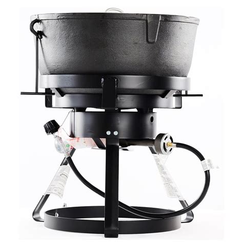 The King Kooker Jambalaya Outdoor Cooker Is A High Quality Heavy Duty Cast Iron Pot With Lid