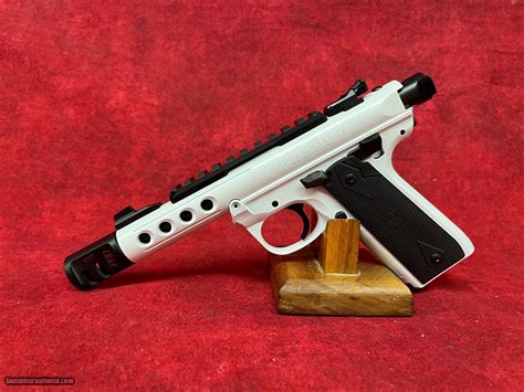 Ruger Mark Iv 2245 Lite Storm Trooper Comp 22lr White 43950 For Sale