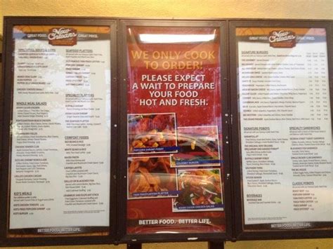 Menu at New Orleans Hamburger & Seafood Company restaurant, Metairie ...