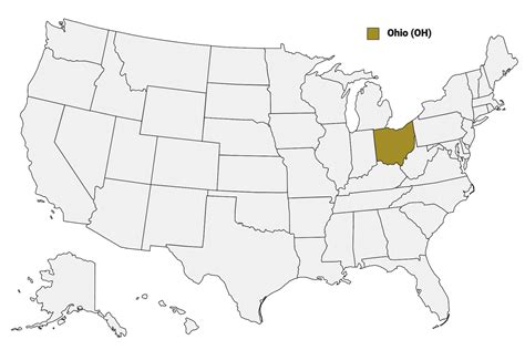 Ohio Counties Map | Mappr