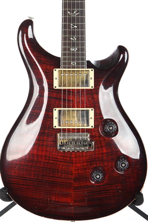 2010 Prs Paul Reed Smith Custom 24 25th Anniversary Fire Red Burst 10