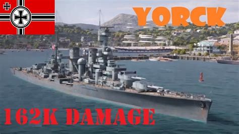 Yorck K Damage World Of Warships Legends Youtube