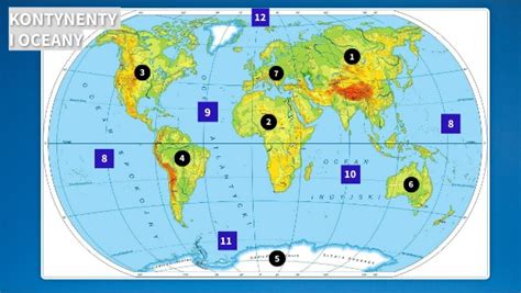 Kontynenty I Oceany Kl 5