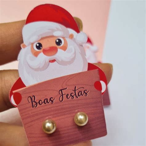 Porta Brinco Natal Para Imprimir Produtos Elo