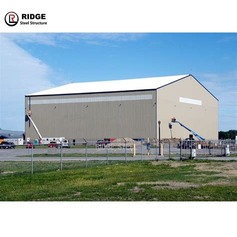 Prefabricated Construction Building Material Hangar Steel Structure