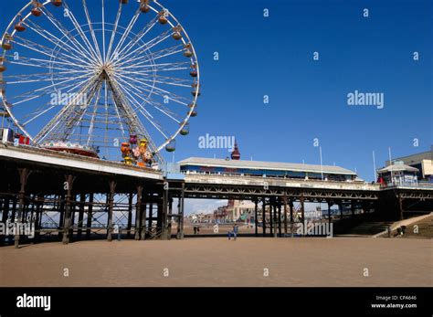 The Central Pier In Blackpool Stock Photo Alamy