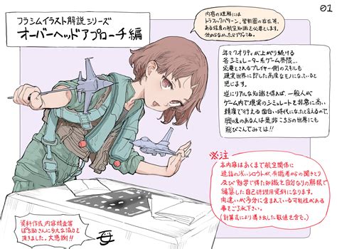 Safebooru 1girl Absurdres Aircraft Airplane Brown Eyes Brown Hair