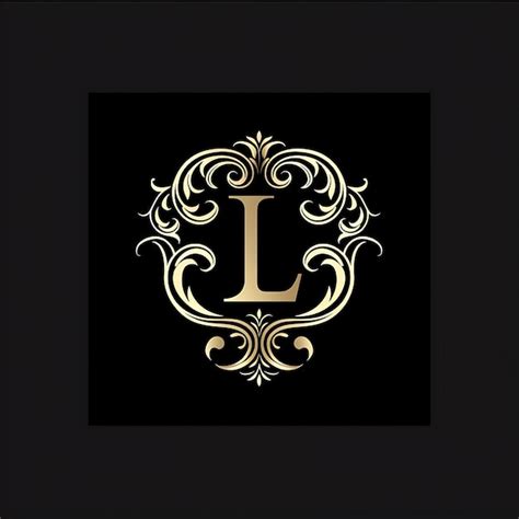 Premium Photo Letter L Logo With Luxurious Vibe Letter Mark Logo