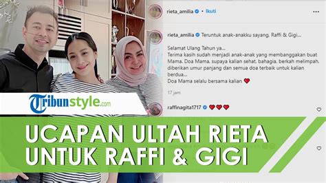 Harus Terpisah Sementara Di Momen Ultah Ini Ucapan Rieta Amilia Untuk