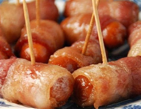 La Meilleure Recette Des Saucisses Enrob Es De Bacon La Mijoteuse